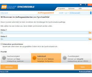 Synchredible - Ordner und Laufwerke synchronisieren